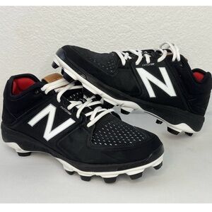 New Balance Men's L3000 Black & White Baseball Cleats Size 9